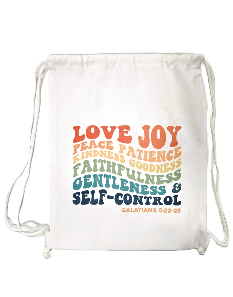 Fruit of the Spirit Drawstring Backpack