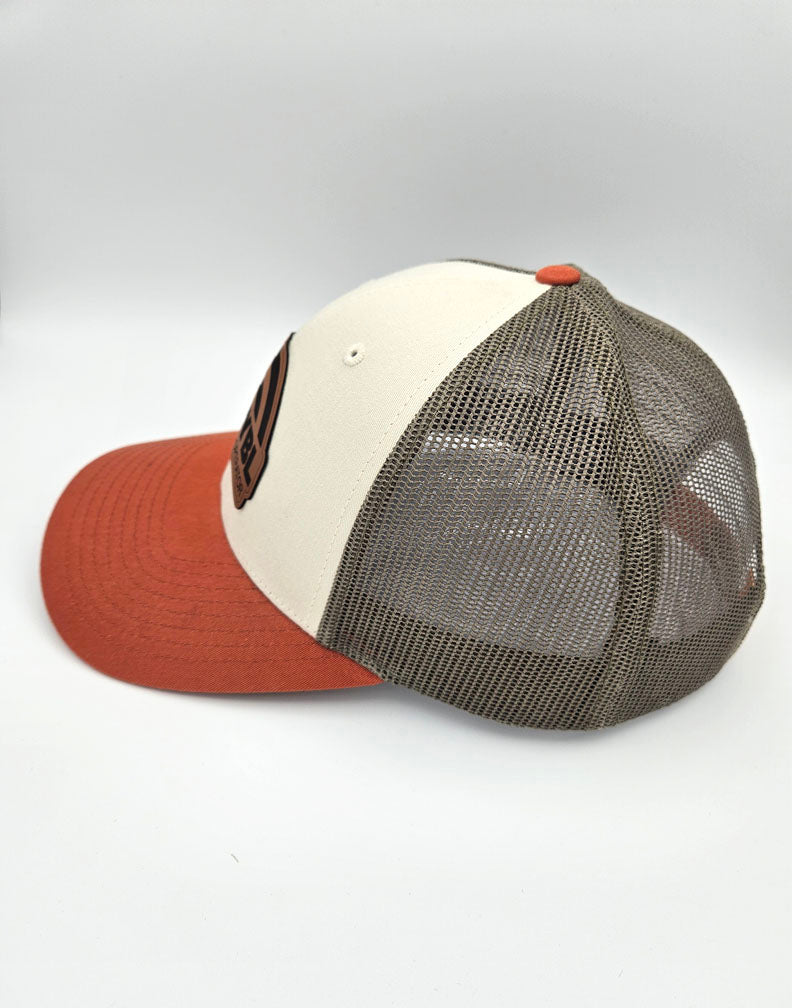 Custom Call Sign Radio Waves Trucker Cap