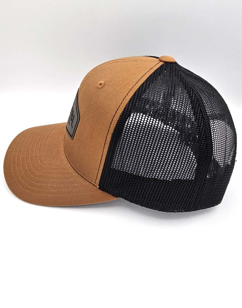 Custom Call Sign Brown Trucker Cap