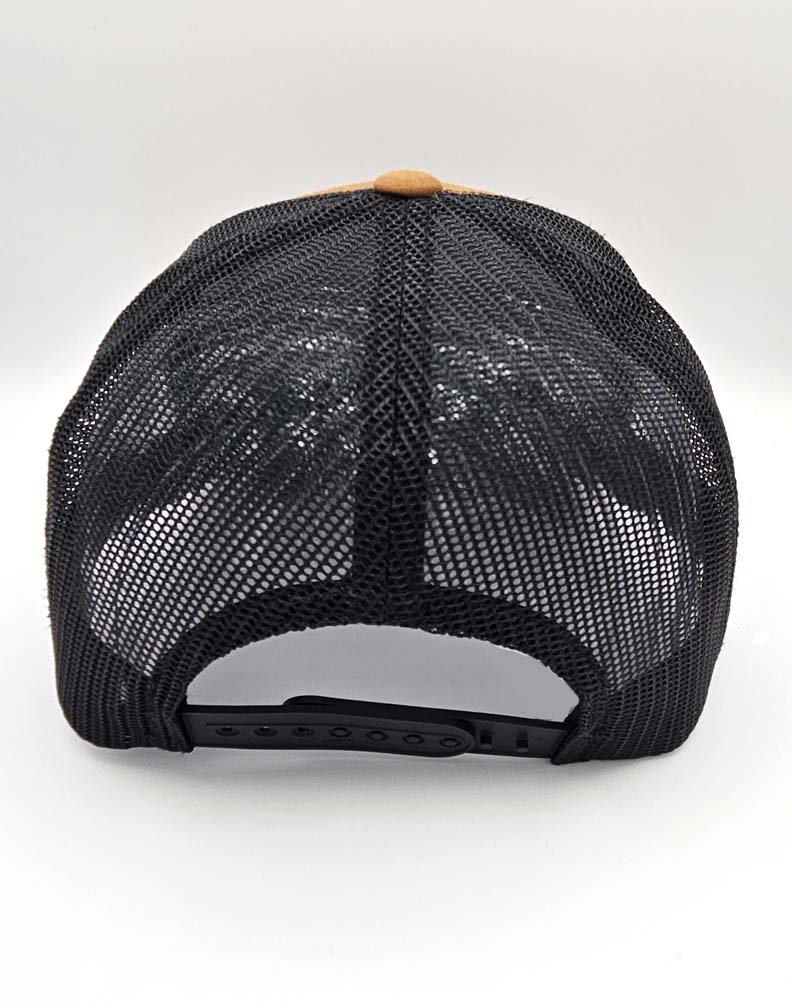 Custom Call Sign Brown Trucker Cap