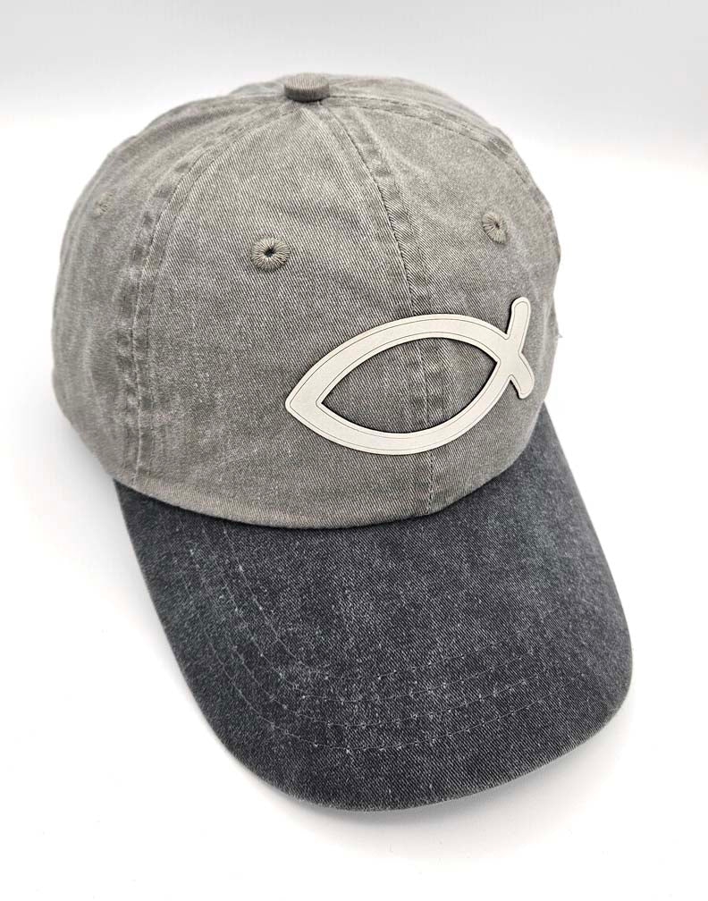 Christian Fish Cap (Pigment-Dyed)