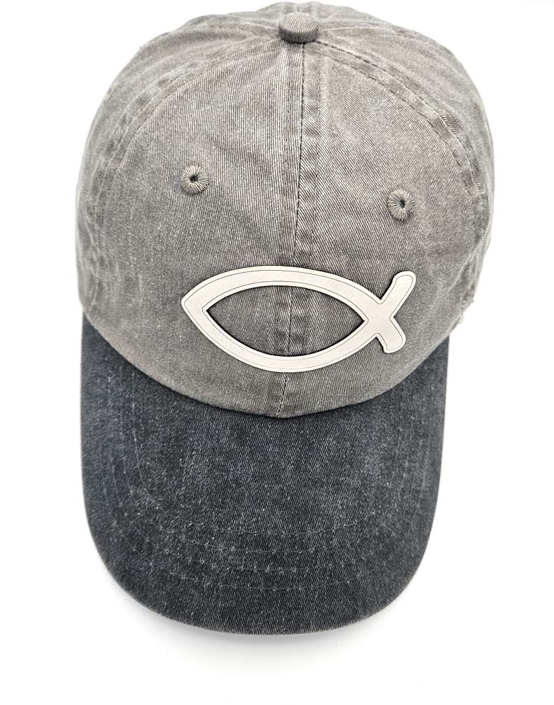 Christian Fish Cap (Pigment-Dyed)