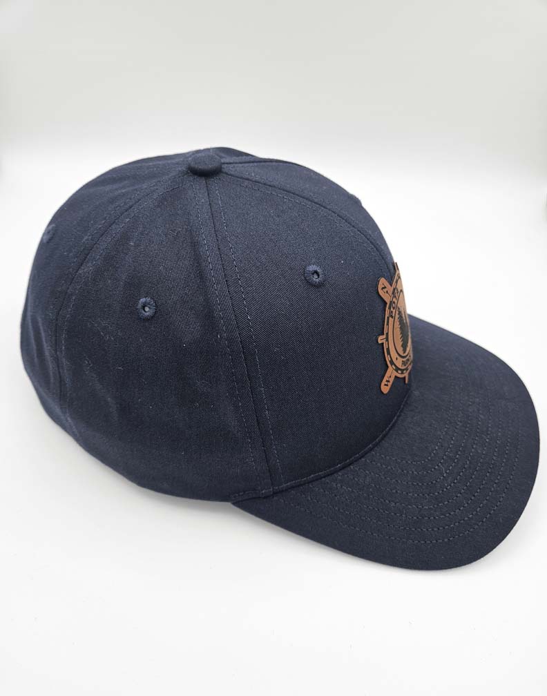 Official POTA cap with rawhide leatherette patch- dark green