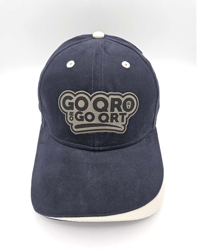 Go QRO or Go QRT Ham Radio Cap
