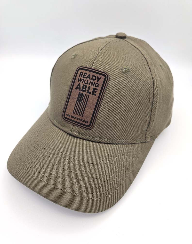Ready, Willing, Able Ham Radio Operator Cap