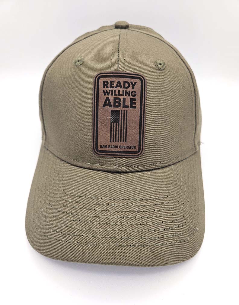 Ready, Willing, Able Ham Radio Operator Cap
