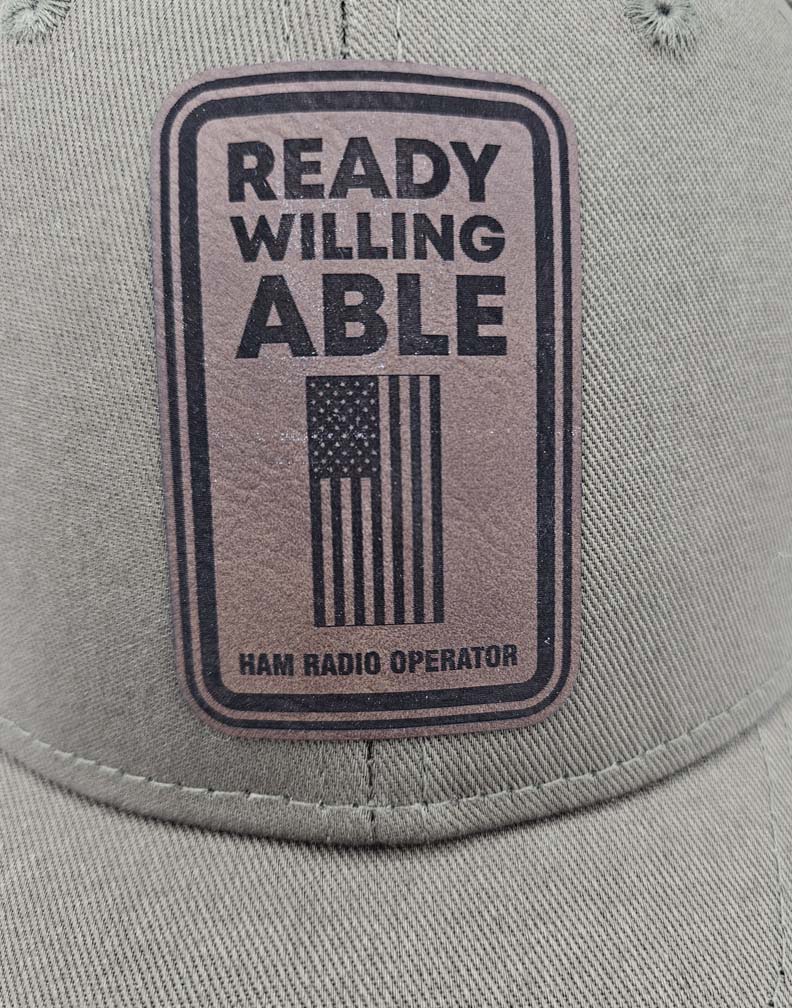 Ready, Willing, Able Ham Radio Operator Cap