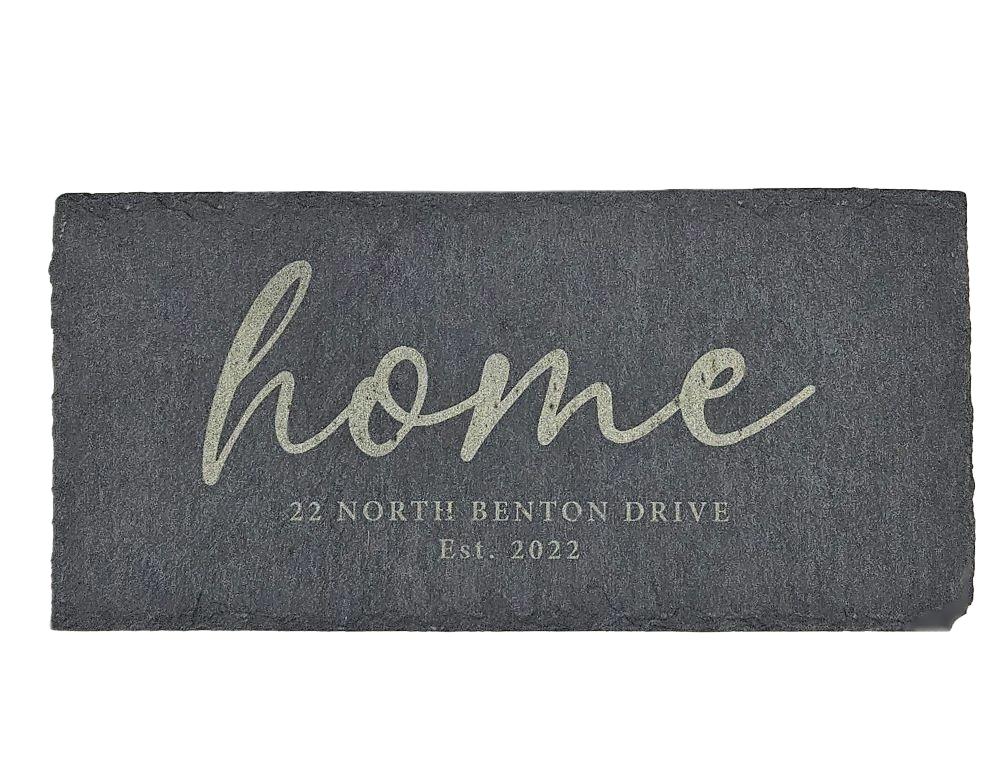 Engraved Slate Plate