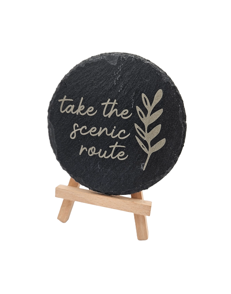 Life's Journey Slate Coasters