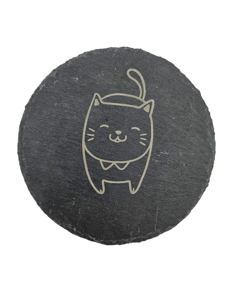 Cat Crazy Slate Coasters