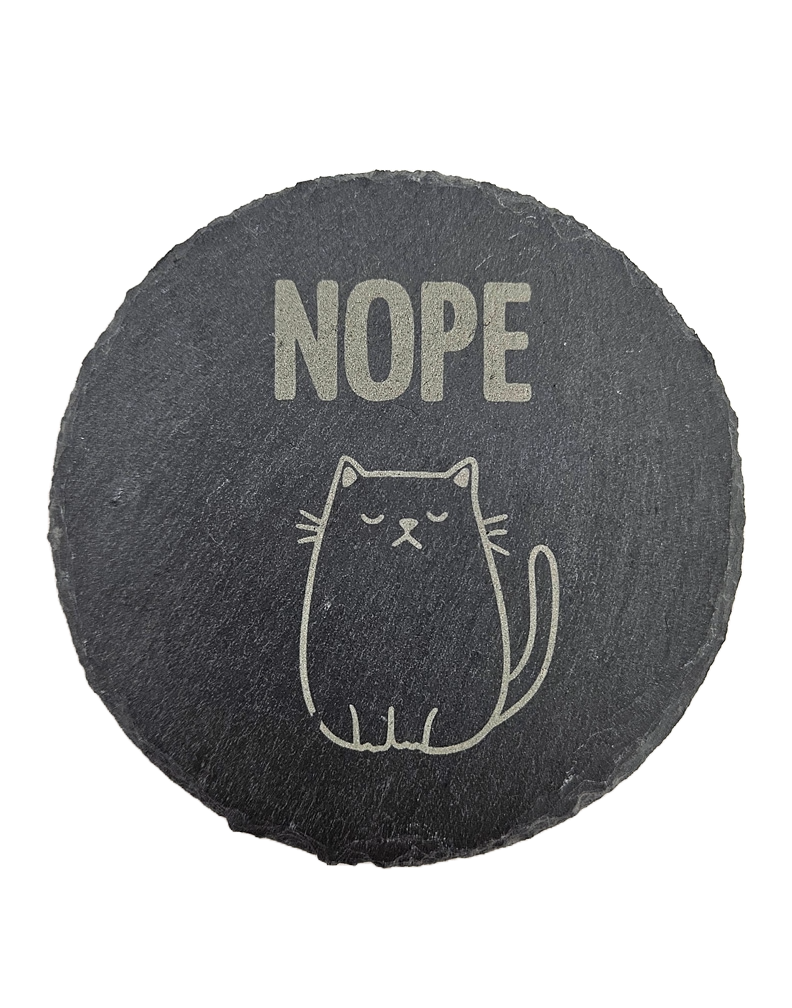 Cat Crazy Slate Coasters