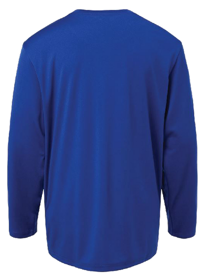 Performance Long Sleeve Shirt- Royal Blue (50+ UPF)