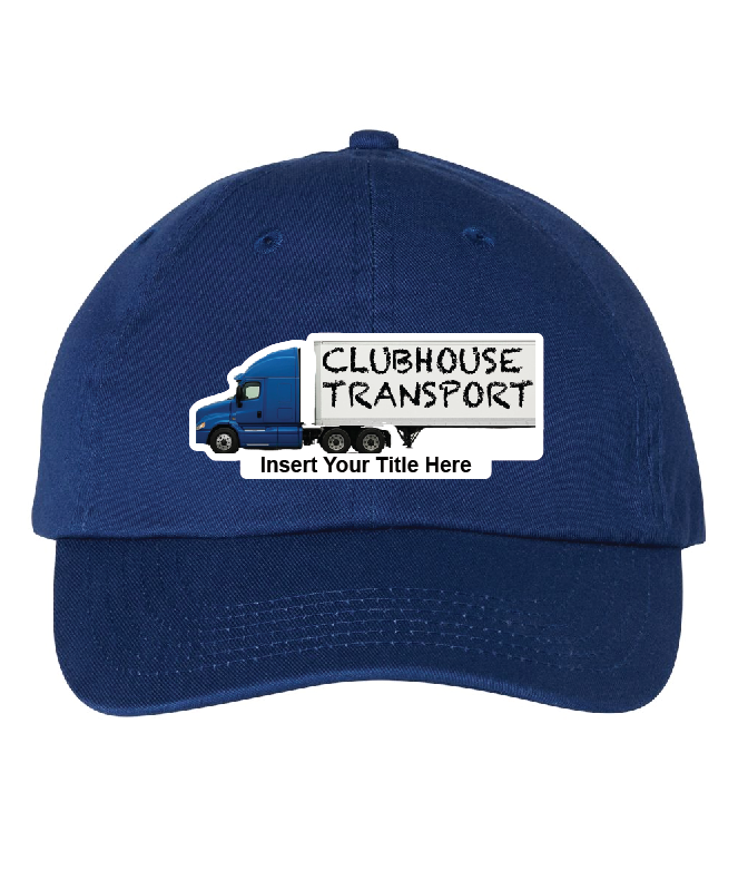 Clubhouse Transport Personalized Cap