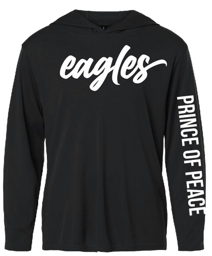 Performance Hoodie- Black (50+ UPF)