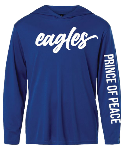 Performance Hoodie- Royal (50+ UPF)