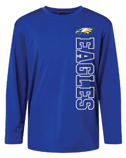 Performance Long Sleeve Shirt- Royal Blue (50+ UPF)