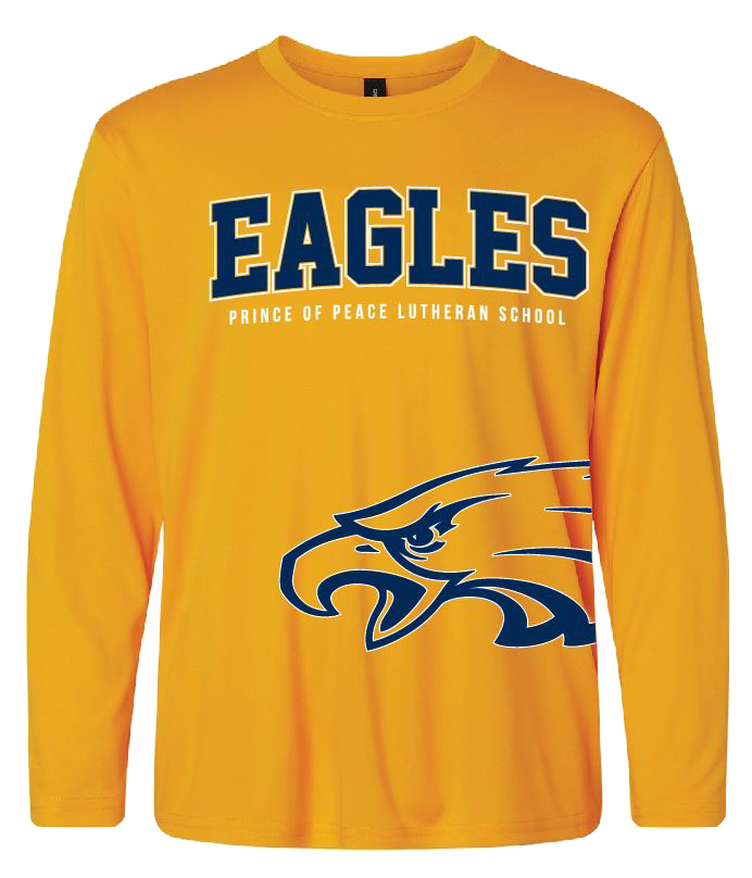 Performance Long Sleeve Shirt- Gold (50+ UPF) (Copy)