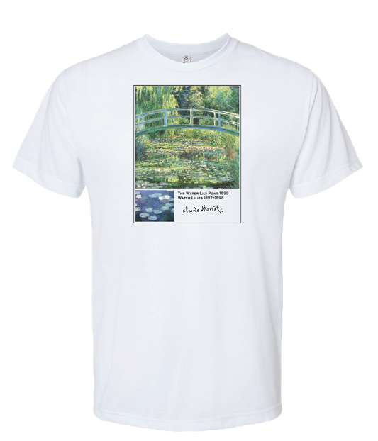 "The Water Lily Pond" by Monet T-Shirt