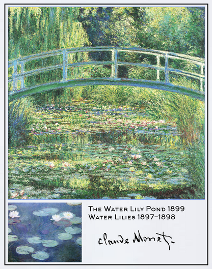 "The Water Lily Pond" by Monet T-Shirt