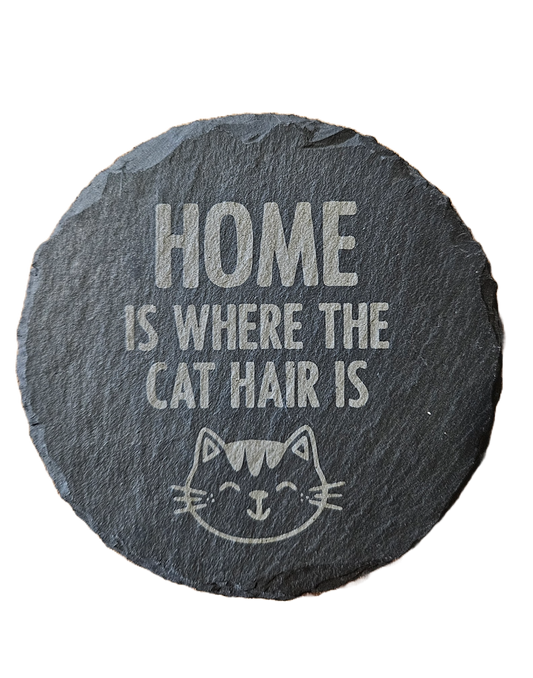 Cat Crazy Slate Coasters