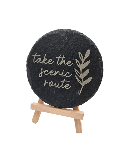 Life's Journey Slate Coasters