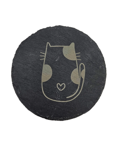 Cat Crazy Slate Coasters