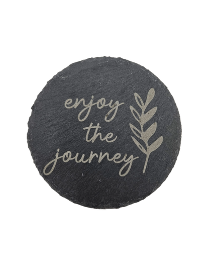 Life's Journey Slate Coasters