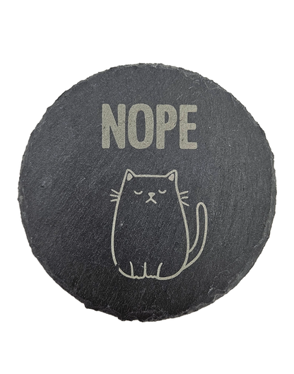 Cat Crazy Slate Coasters