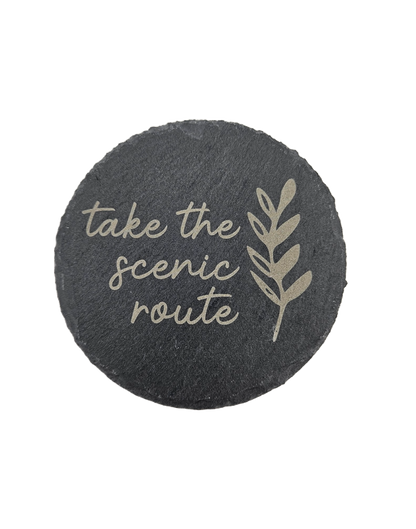 Life's Journey Slate Coasters